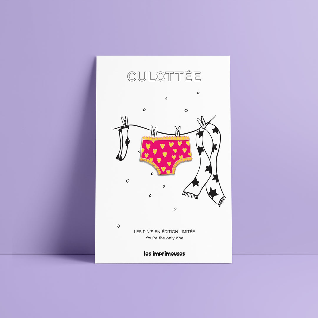 Pin’s Culottée - L’accessoire qui ose