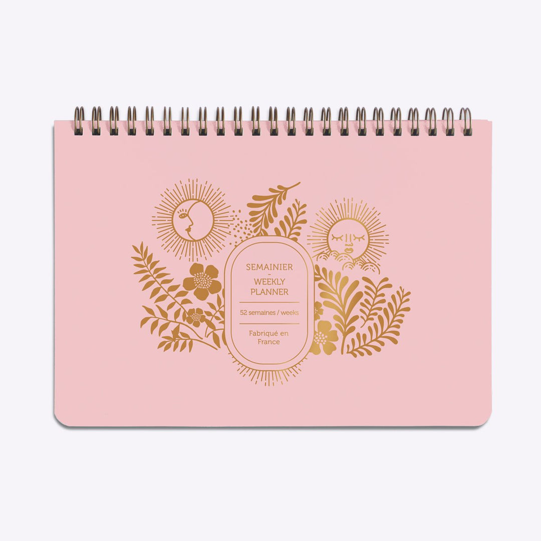 Planner Solar rose - Les Éditions du Paon