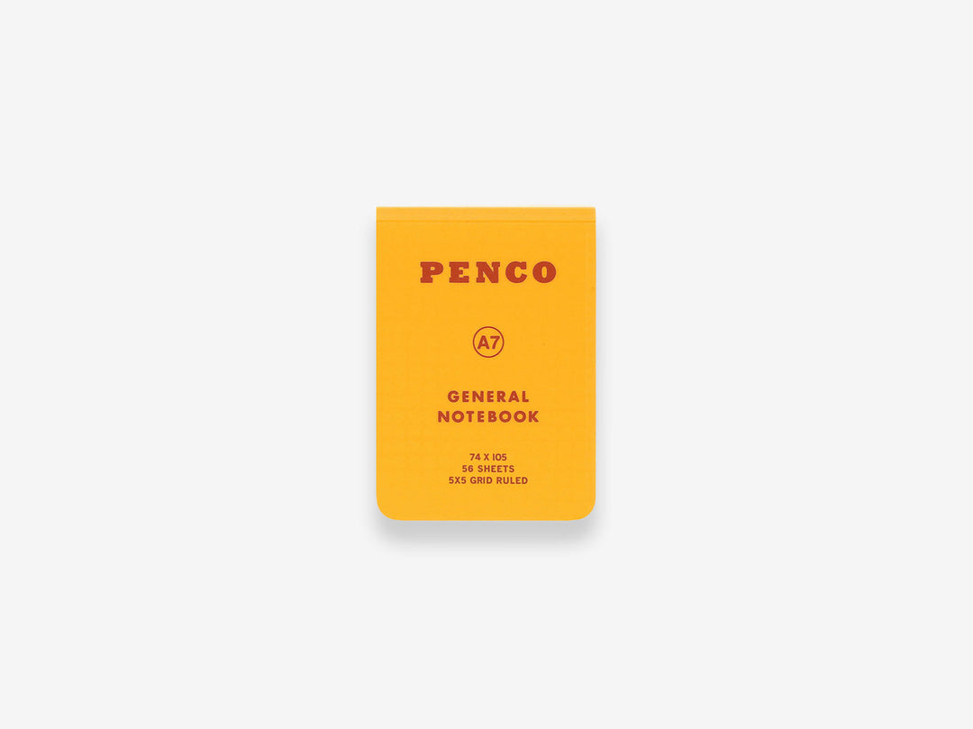 Carnet Souple PP A7 - Jaune - Penco