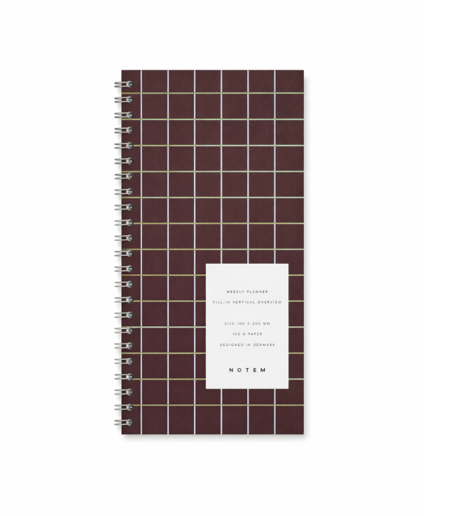 Agenda LUCA NOTEM - Carreaux noirs