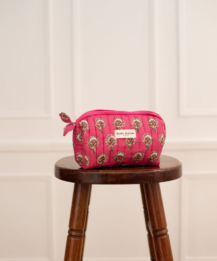 Trousse maquillage Bindi Atelier - Aarti Pink