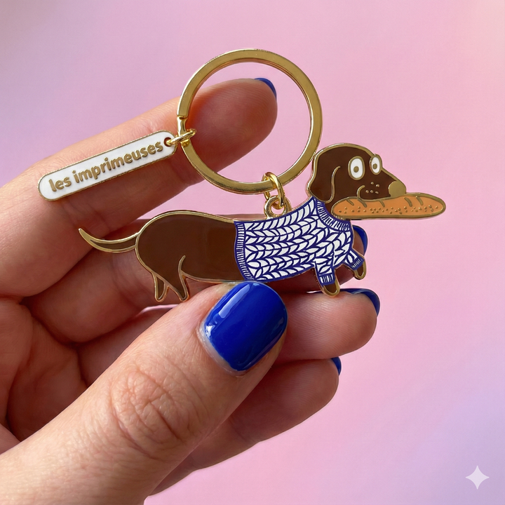 Pin’s French Saucisse - Teckel parisien