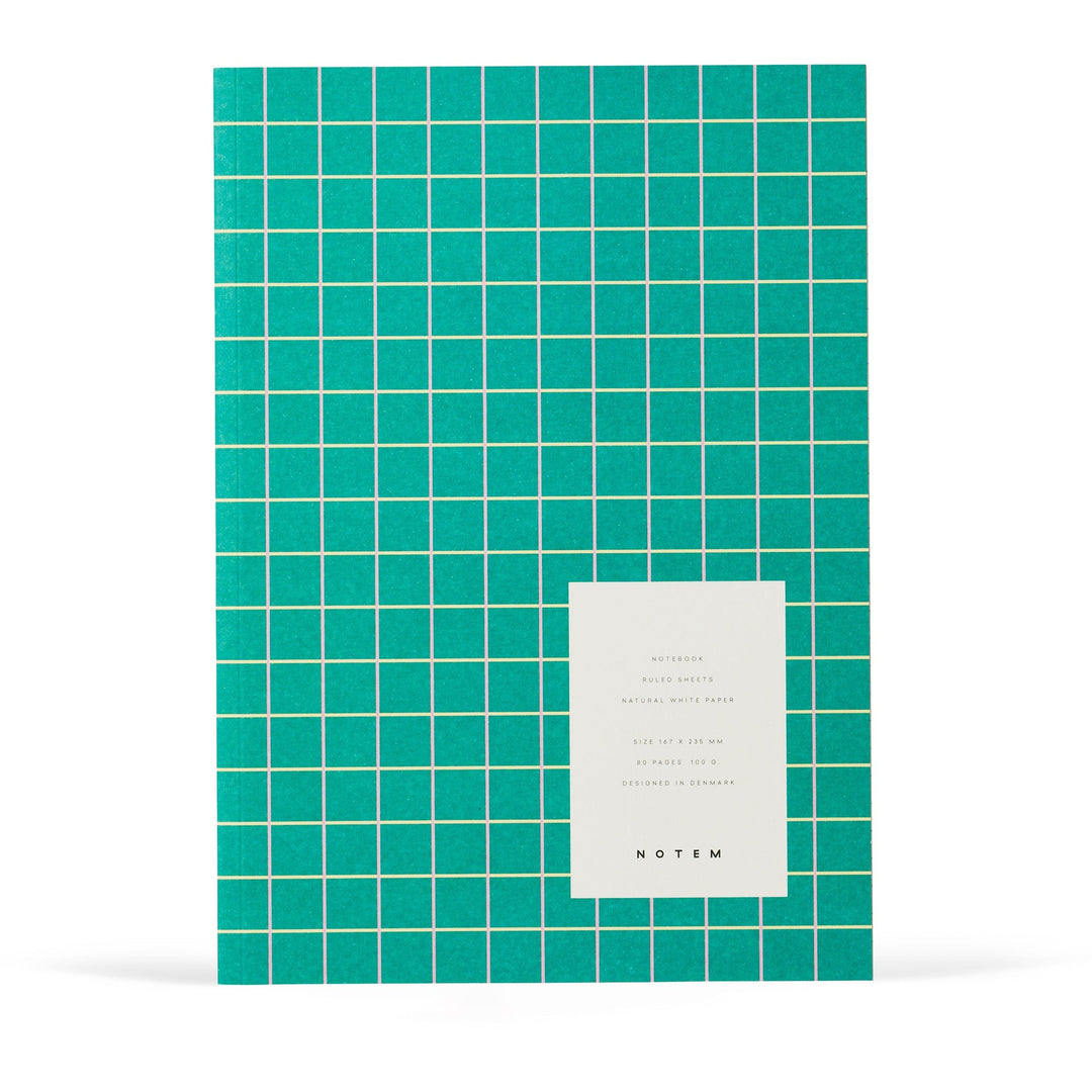 Carnet Vita NOTEM Format moyen - Grille vert
