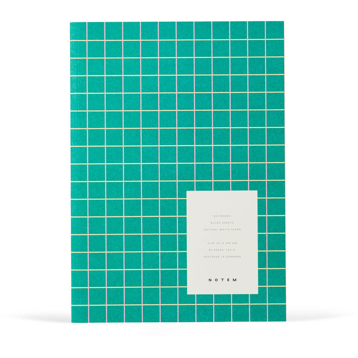 Carnet Vita NOTEM Format moyen - Grille vert