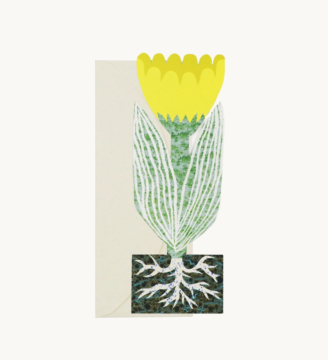 Carte fleur jaune Hadley