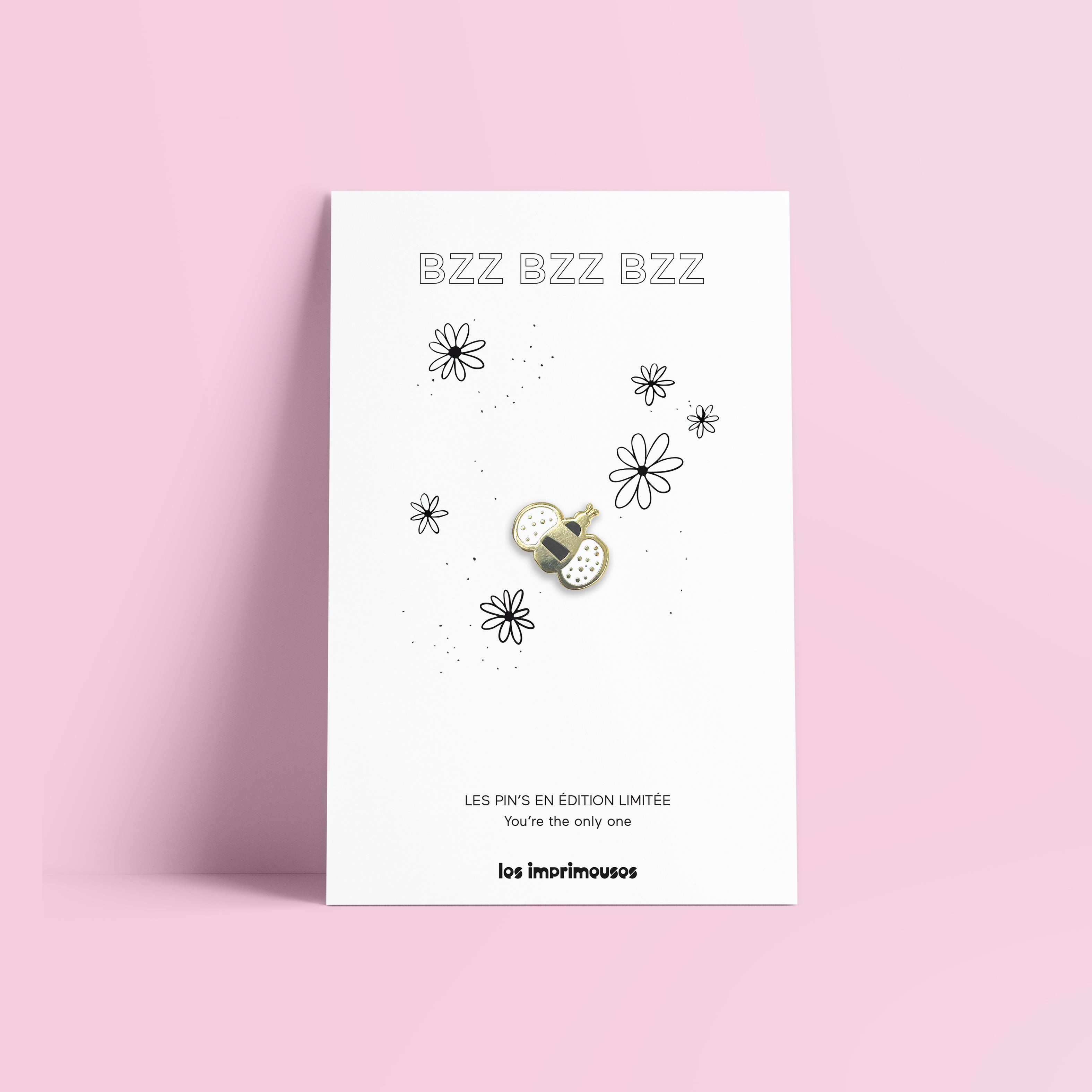 Pin’s Abeille « Bzz bzz bzz » | Les Imprimeuses — Édition limitée – Les ...
