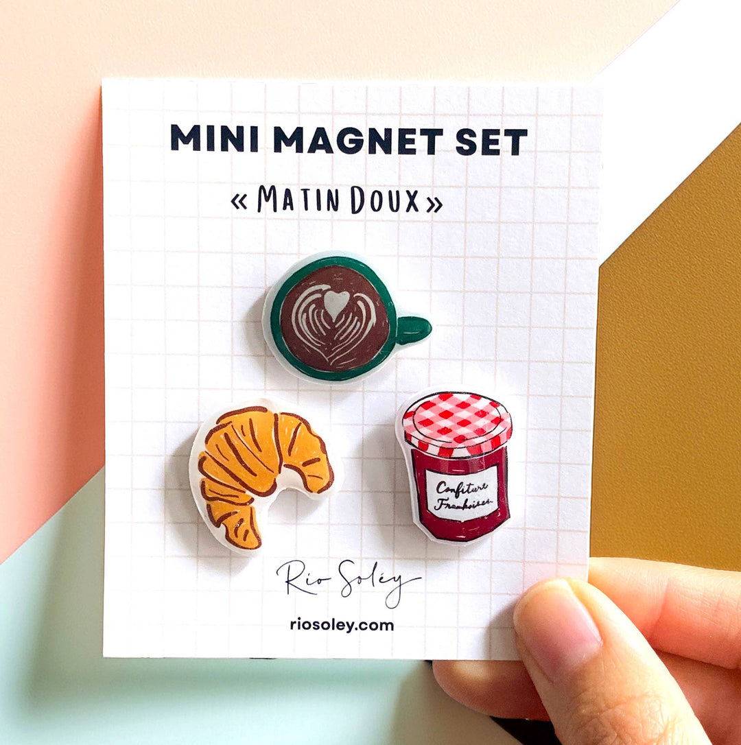 Set de 3 magnets – Matin Doux – Rio Soléy
