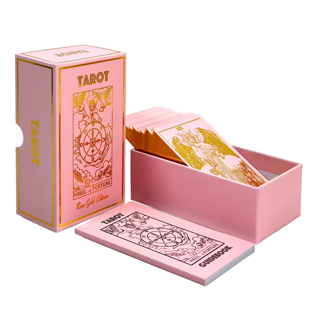 Jeu de tarot et livret Rose Gold - Vieux Monde