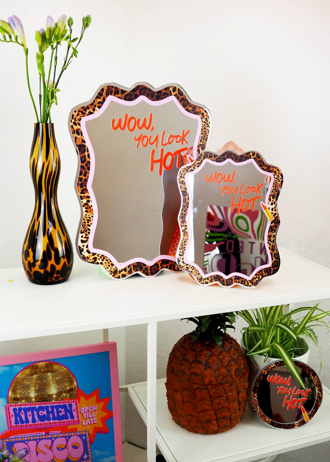 Miroir Leopard & Lippy