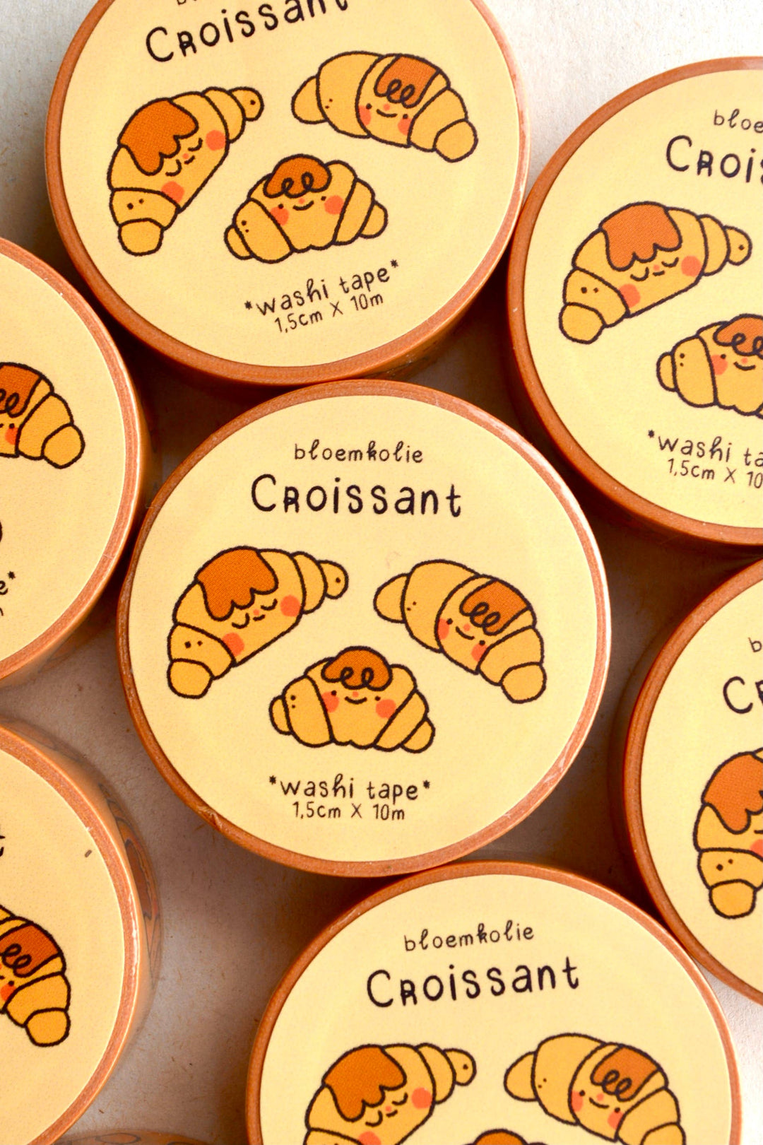 Washi tape Croissants - Bloemkolie