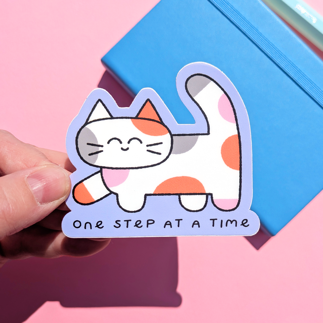 Sticker vinyle One Step at a Time - Hello Vonnie