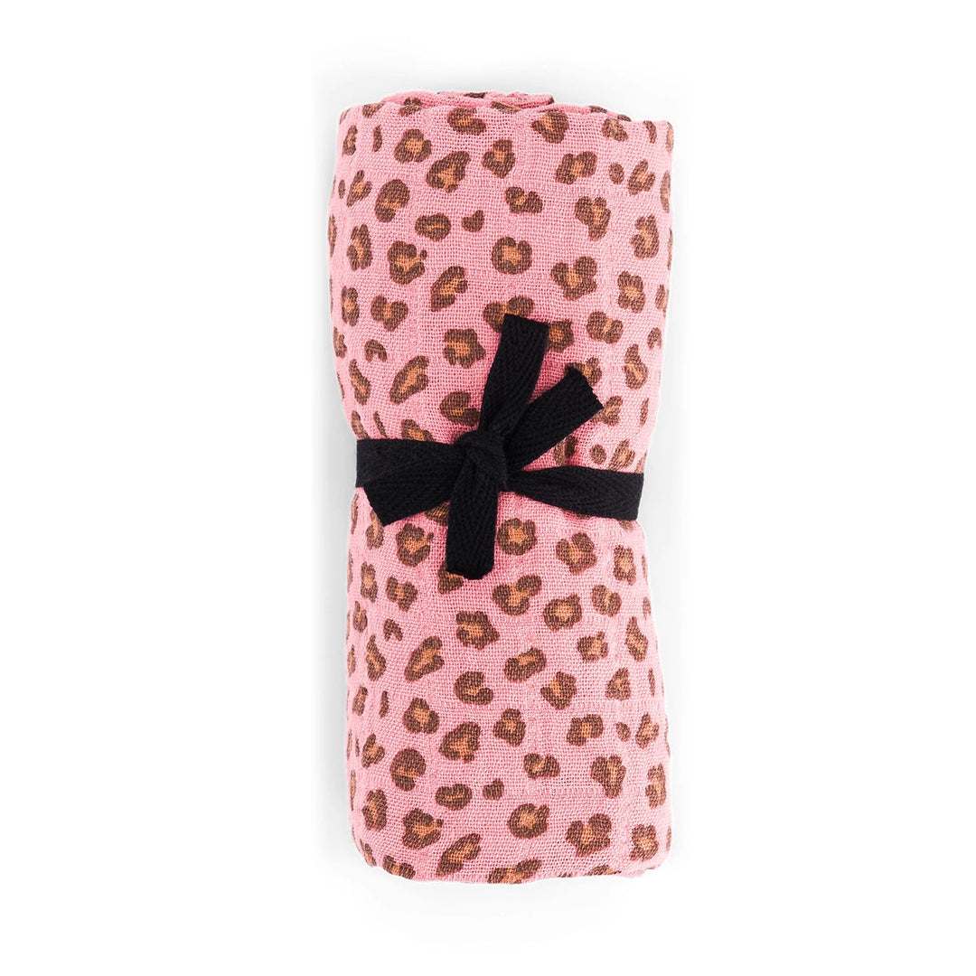 Lange Bianca Mini Leopard Geranium Pink