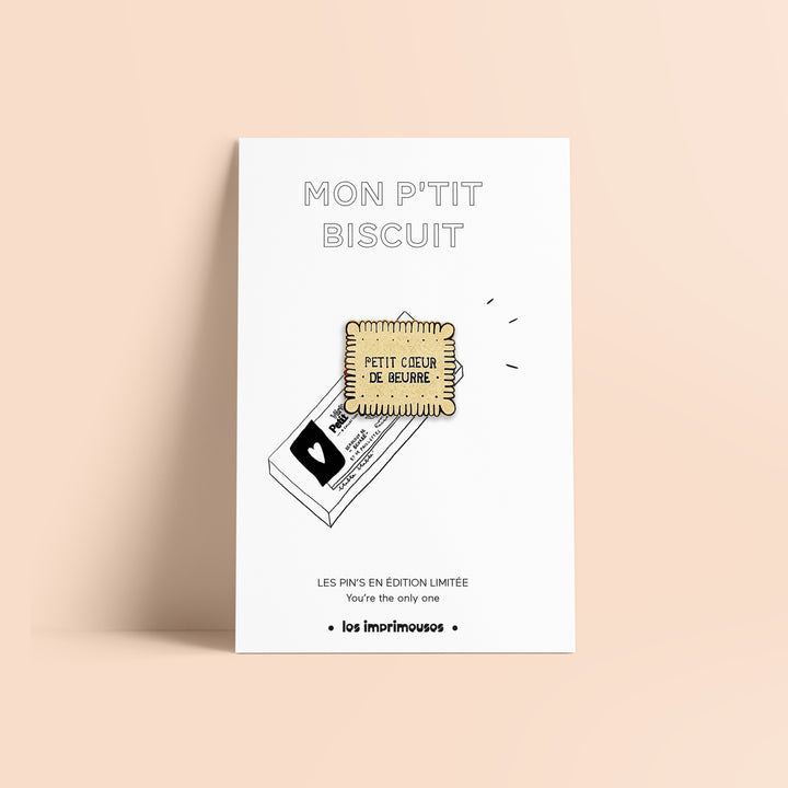 Pin’s Petit cœur de beurre – Mon p’tit biscuit