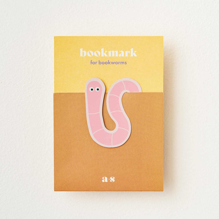 Marque-page en métal - Bookworm - Another Studio