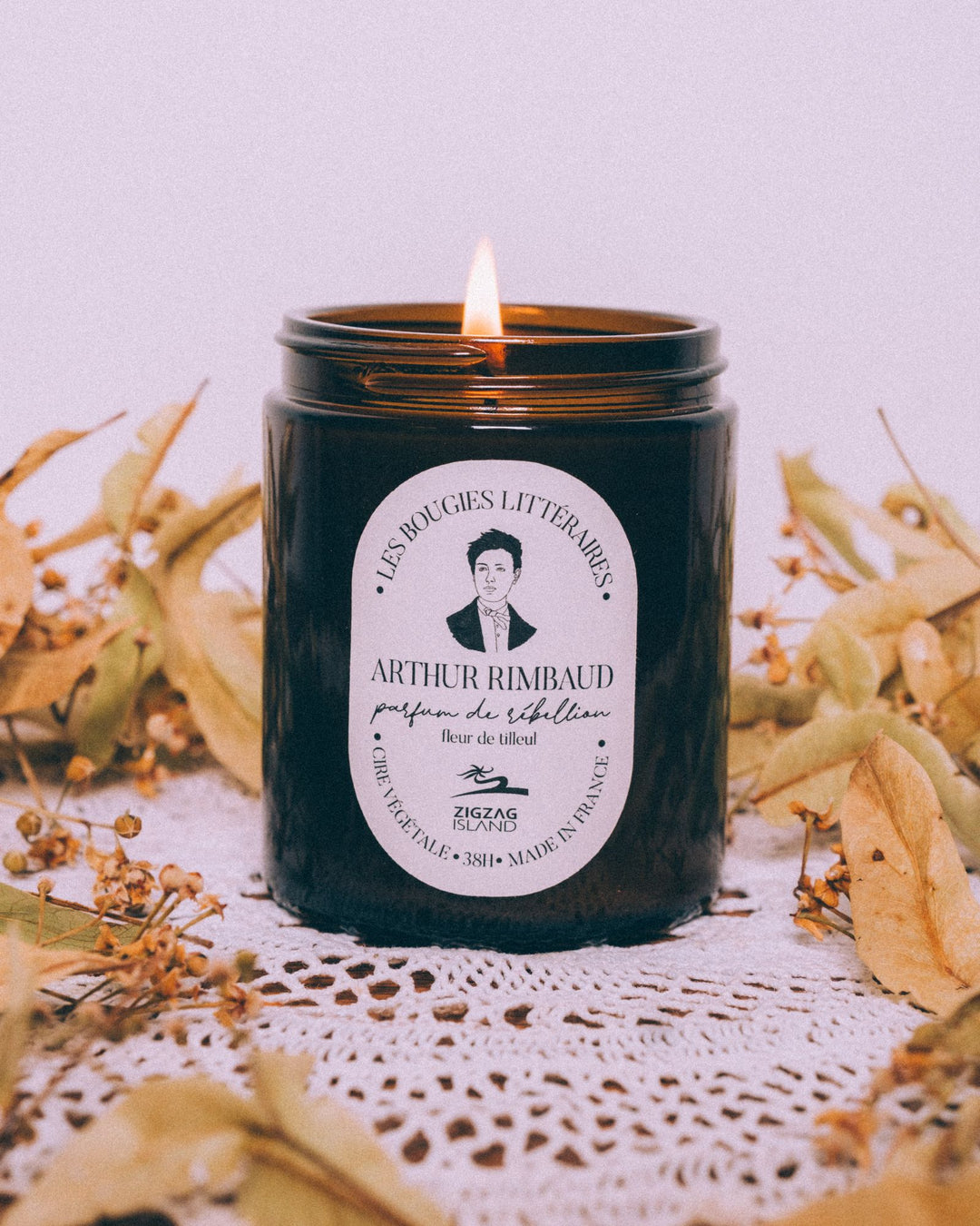 Les Bougies Littéraires végétales en pot d'apothicaire