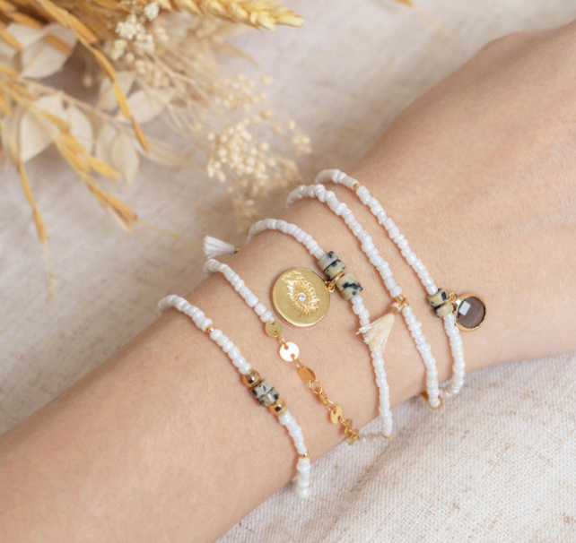 DIY BIJOUTERIE - Mon bracelet perlé multirang