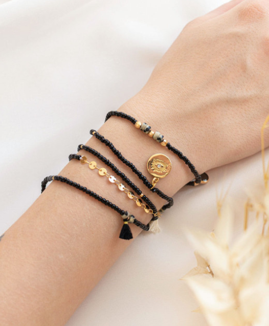 DIY BIJOUTERIE - Mon bracelet perlé multirang