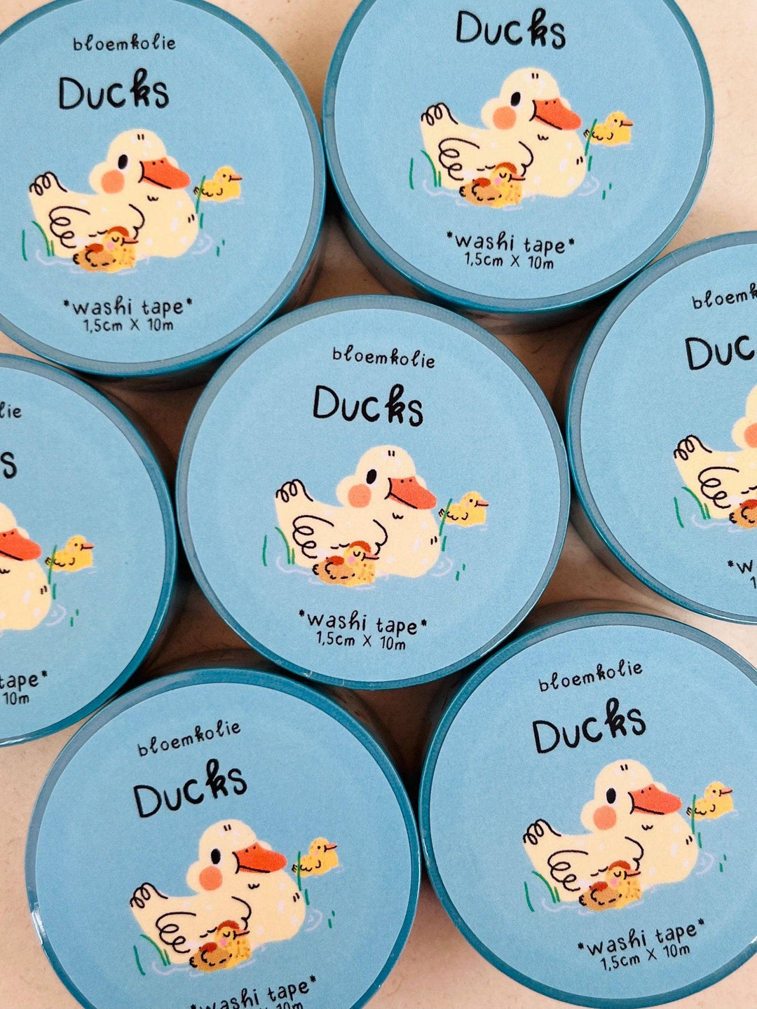 Washi tape Canetons - Bloemkolie