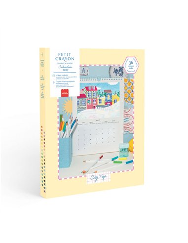 Calendrier à colorier 2027 Petit Crayon City Trip - La Petite Épicerie