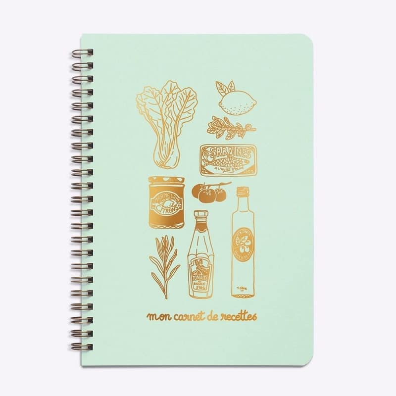 Carnet de recettes spirales - Les Éditions du Paon