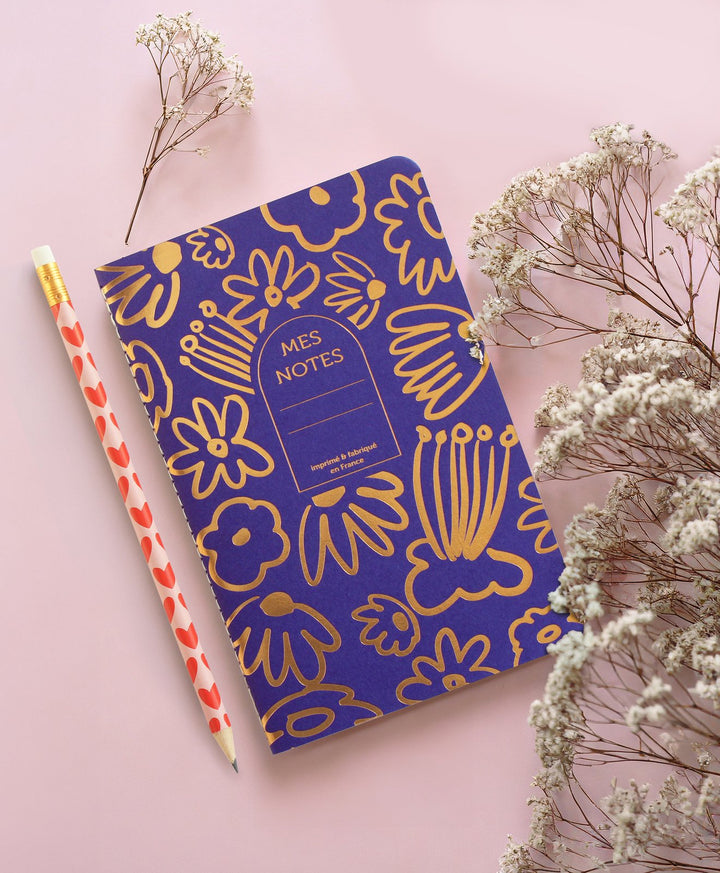 Carnet cousu - détail couverture