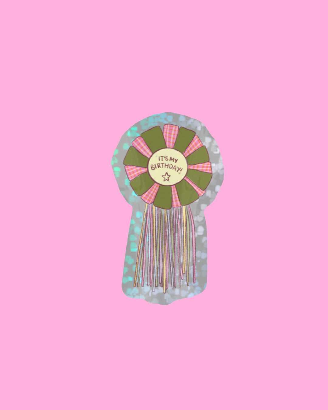 Sticker Rosette Anniversaire