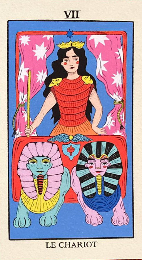 Affiche Tarot de Marseille 21*12- Pauline Féménia