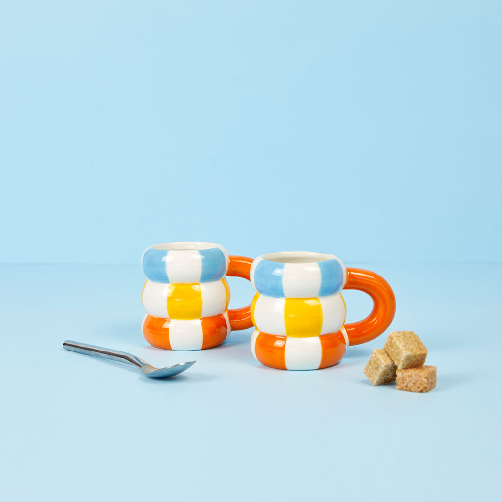 Set de 2 tasses à café - Floats - Céramique - Balvi