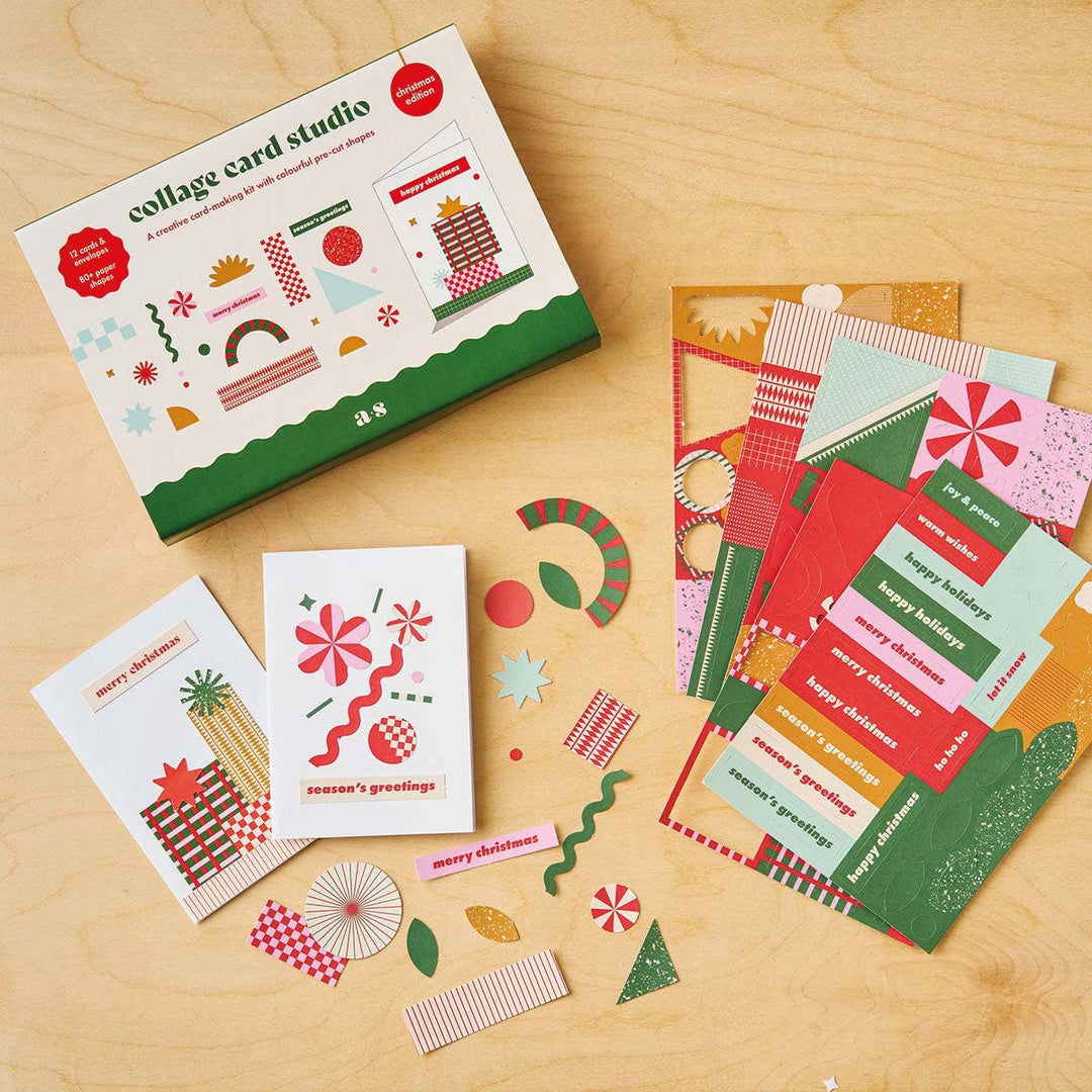 Kit de cartes en collage - Christmas - Another Studio