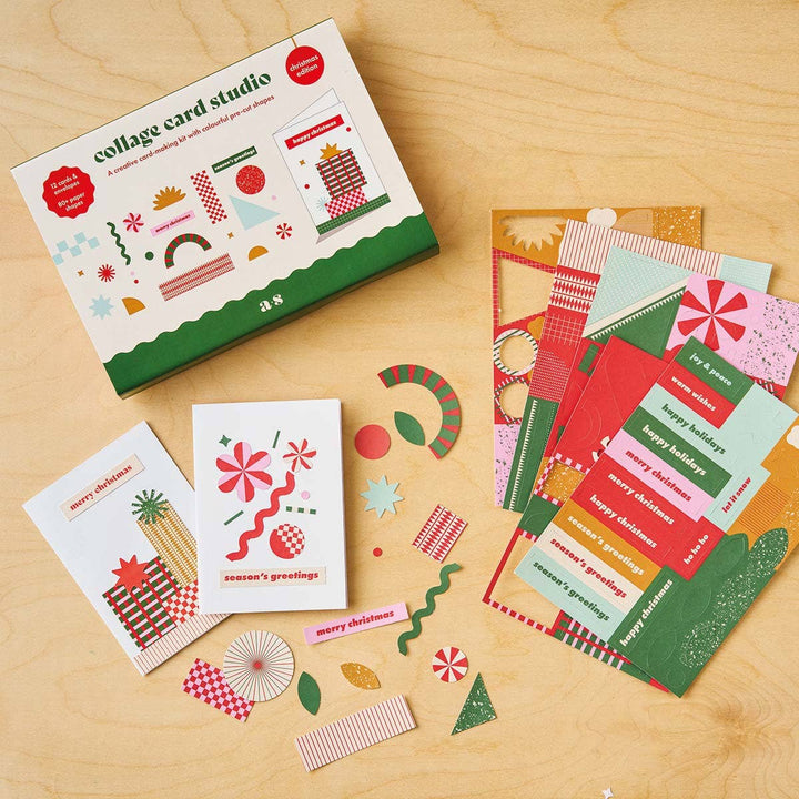 Kit de cartes en collage - Christmas - Another Studio