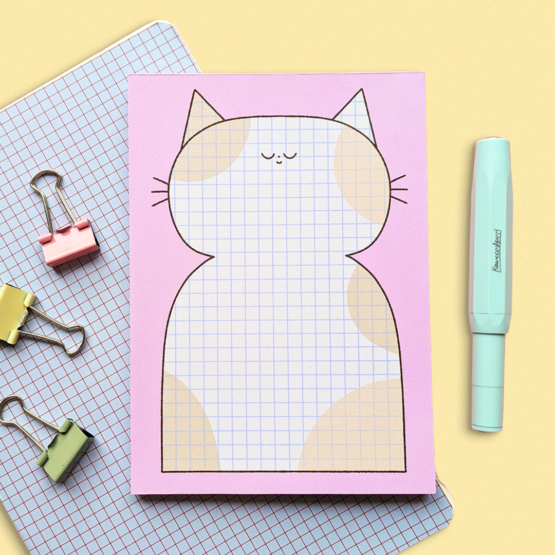 Bloc-notes A6 Cute Cat - Hello Vonnie