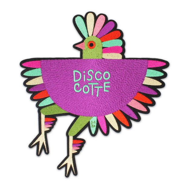 Écusson thermocollant Discocotte
