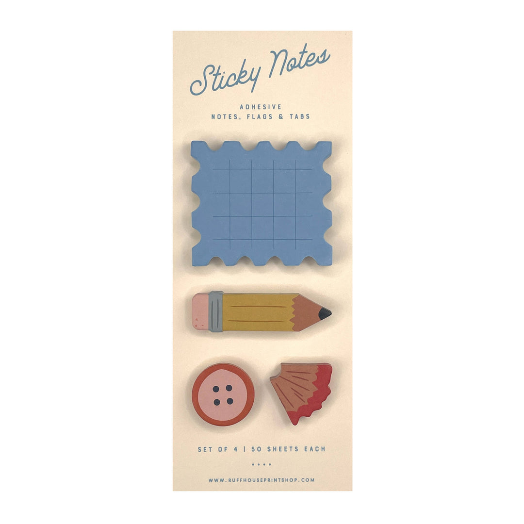 Set de notes repositionnables tampon & marque-pages