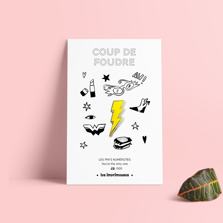 Pin's - Éclair - Coup de foudre
