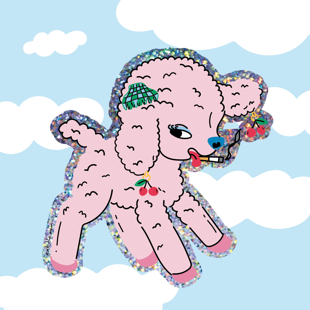 Sticker pailleté Little Lamb - Eat the Moon