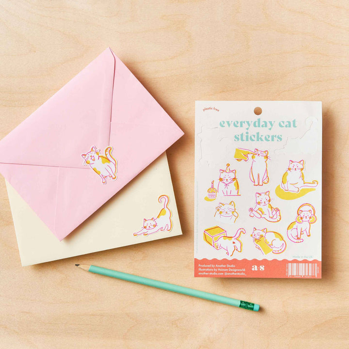 Planche de stickers - Everyday Cat - Another Studio