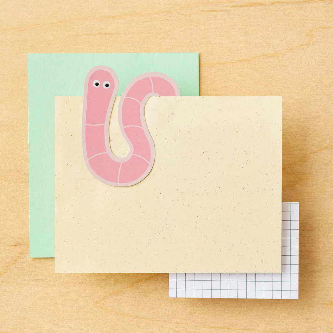 Marque-page en métal - Bookworm - Another Studio