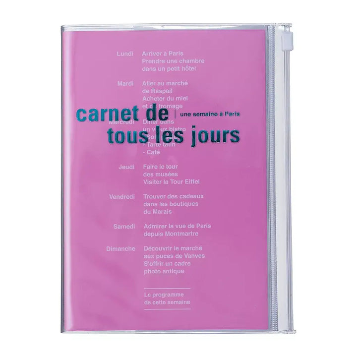 Carnet zippé A6 DAYS Mark&