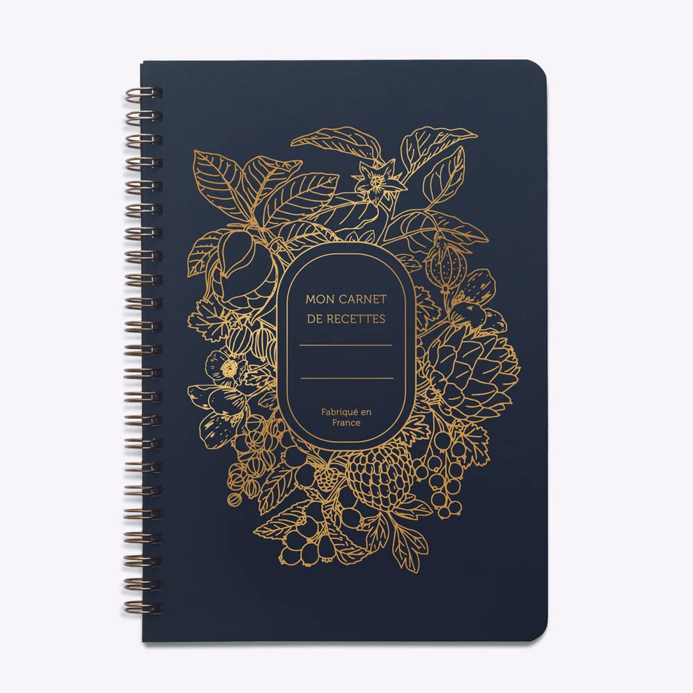 Carnet de recettes spirales - Les Éditions du Paon