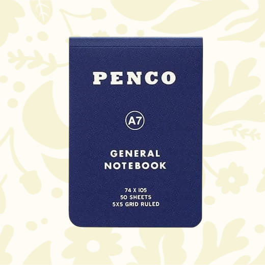 Carnet Souple PP A7 - Bleu marine - Penco