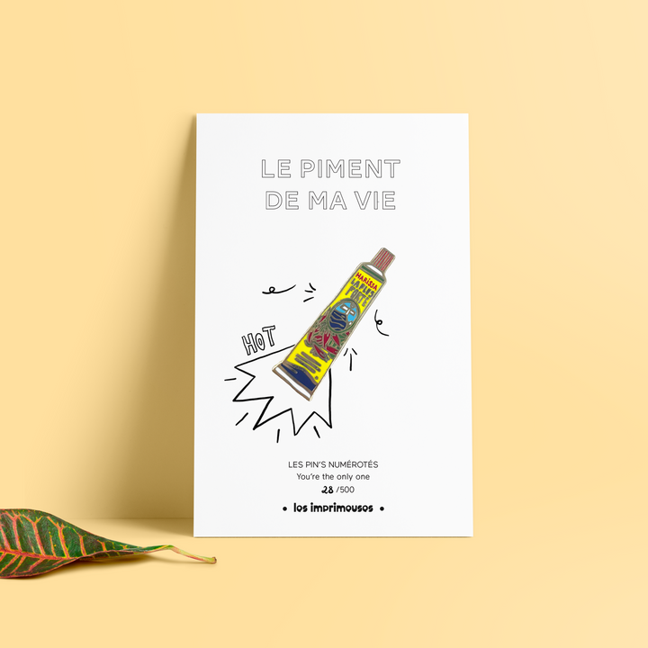 Pin's - Harissa - Le Piment de ma vie - Saint-Valentin
