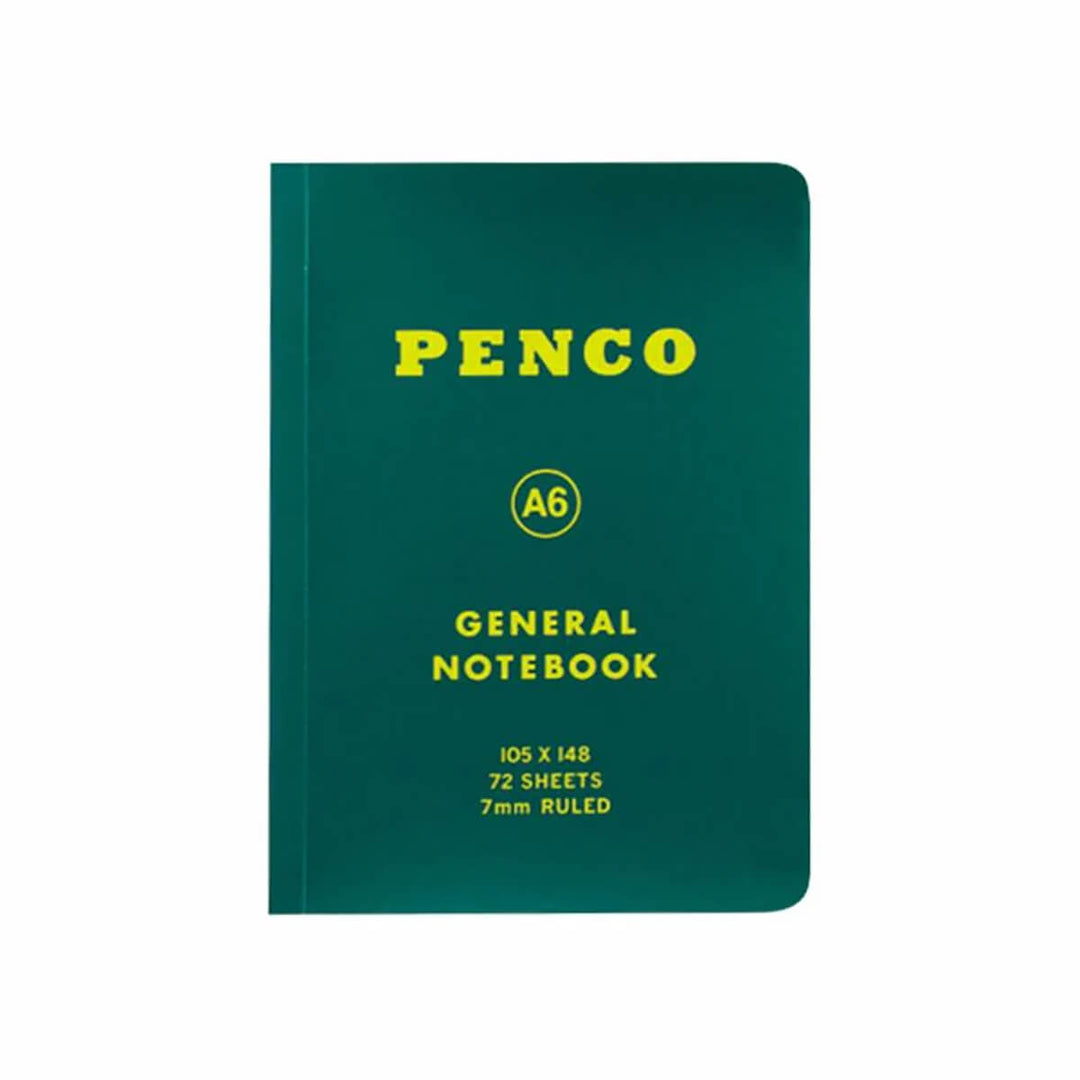 Carnet Souple PP A6 Ligné - Vert - Penco