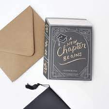 Un nouveau chapitre commence - Carte de remise des diplômes
