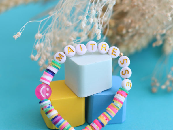 Lettres pour bracelet MERCI et MAITRESSE - La Petite Epicerie