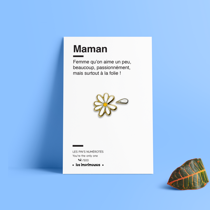 Pin's - Marguerite - Maman - Spécial Fête des mères