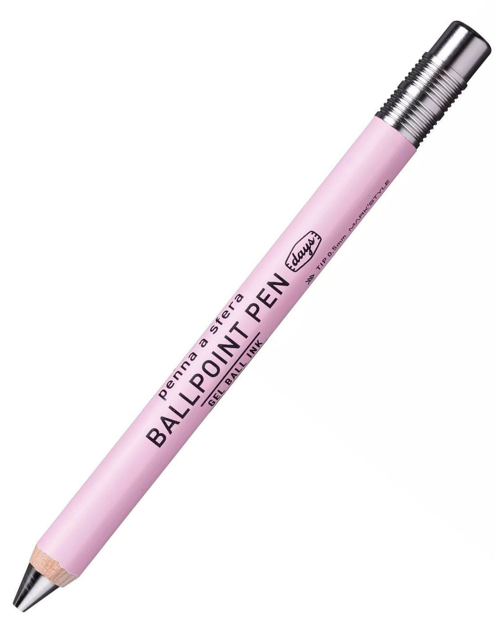 Stylo gel en bois DAYS Mark's, rose