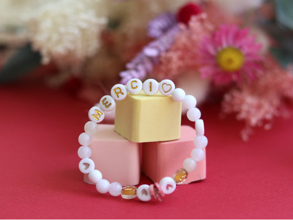 Lettres pour bracelet MERCI et MAITRESSE - La Petite Epicerie