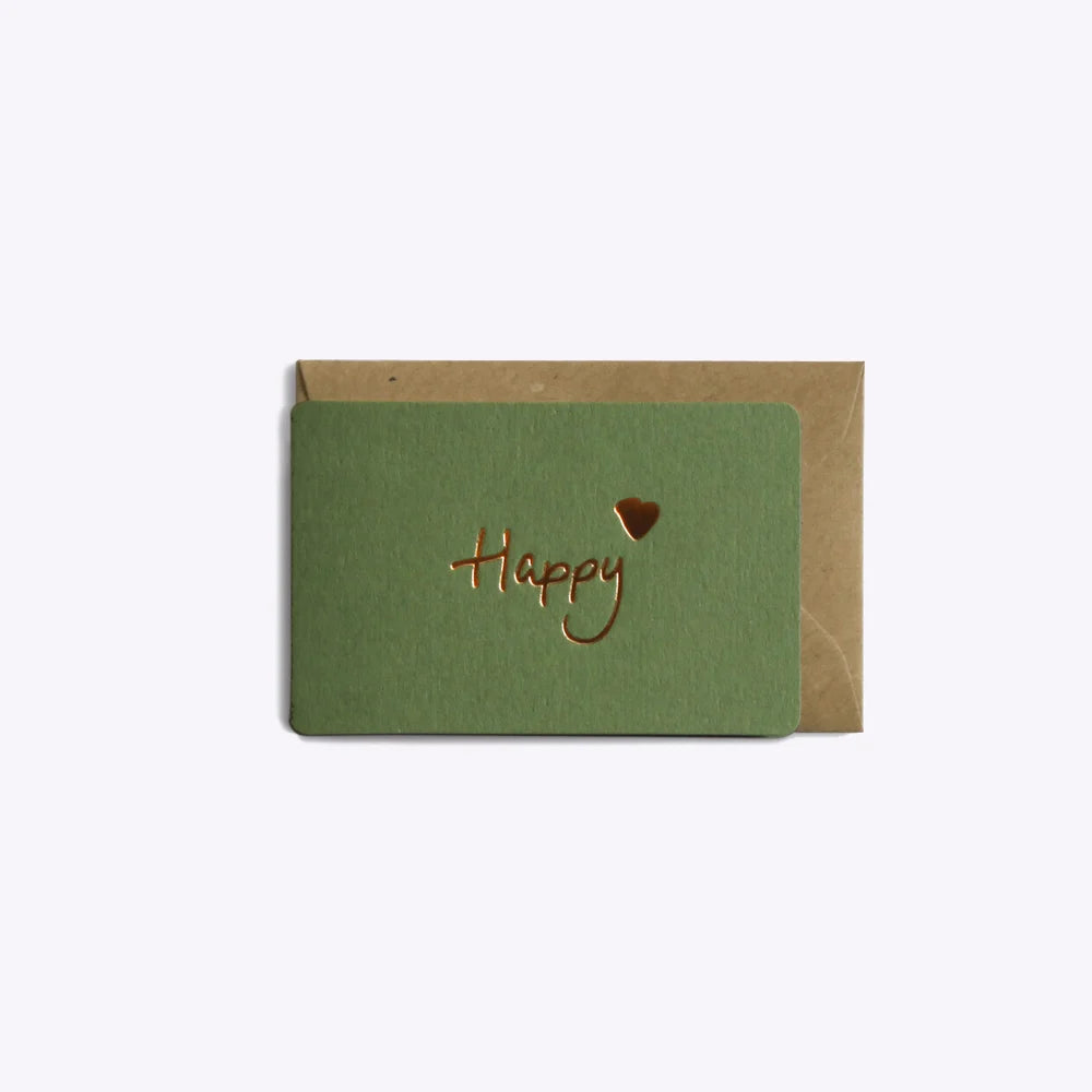 Mini carte de vœux - Éditions du Paon
