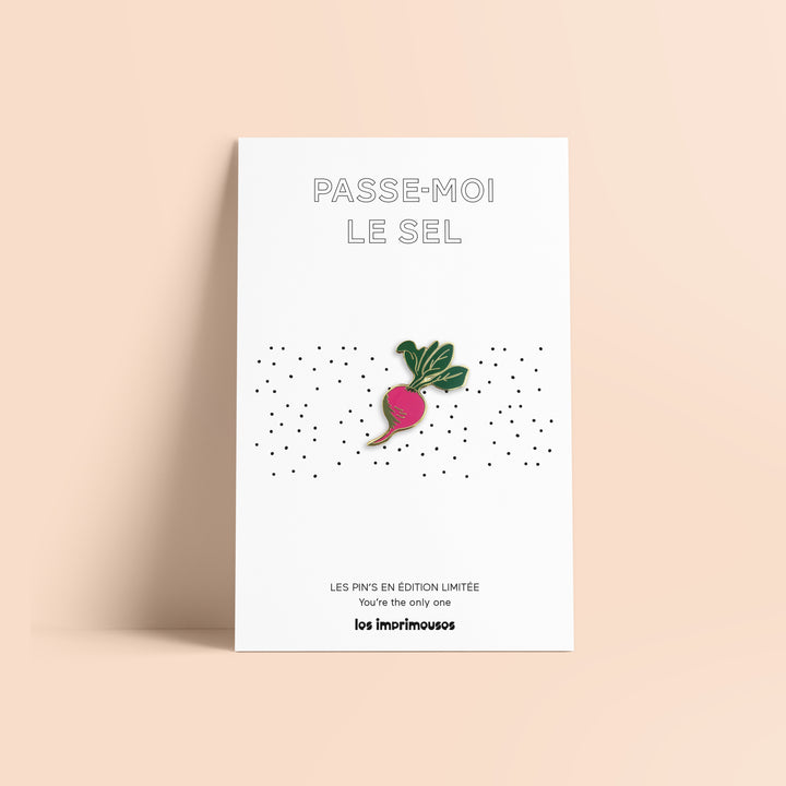 Pin’s Radis - Passe-moi le sel