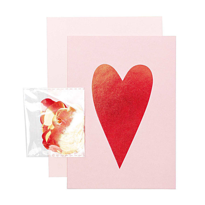 Carte DIY Amour Cœur Rouge - Paper Poetry